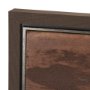 102684-FL - Ochre by Mercana Studio a Hand Embellished Textured Framed Canvas