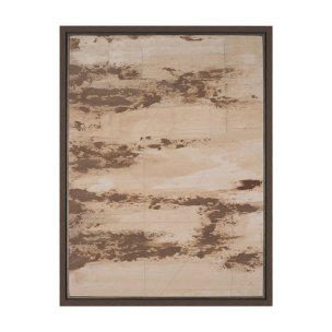 Flesh by Mercana Studio a Hand Embellished Textured Framed Canvas