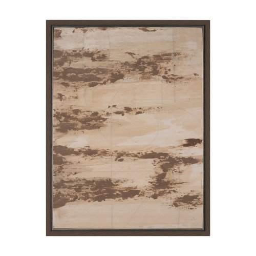 102685-FL - Flesh by Mercana Studio a Hand Embellished Textured Framed Canvas
