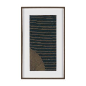 Magnitude I Abstract by Chad Warren a Hand Embellished Framed Print under Glass
