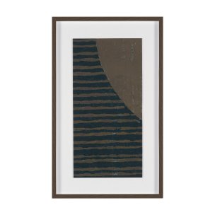 Magnitude II Abstract by Chad Warren a Hand Embellished Framed Print under Glass