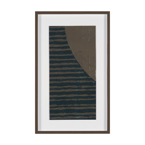 15777 - Magnitude II Abstract by Chad Warren a Hand Embellished Framed Print under Glass