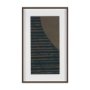15777 - Magnitude II Abstract by Chad Warren a Hand Embellished Framed Print under Glass