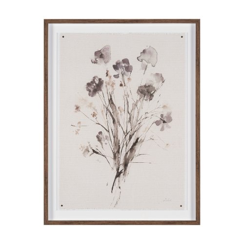 15780 - Floral Impressions I by Melody Ducharme a Hand Embellished Framed Print under Glass
