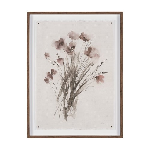 15781 - Floral Impressions II by Melody Ducharmea Hand Embellished Framed Print under Glass