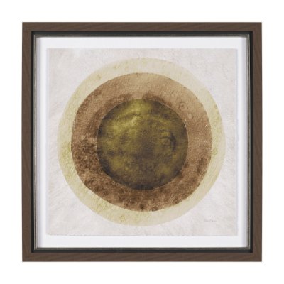 15816 - Green Eclipse by Mercana Studio Hand Embellished Framed Print under Glass