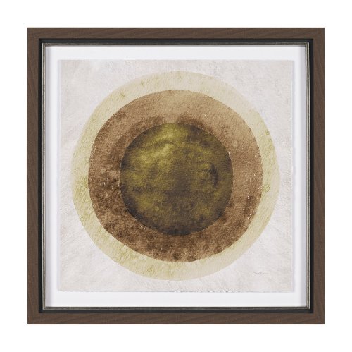 15816 - Green Eclipse by Mercana Studio Hand Embellished Framed Print under Glass