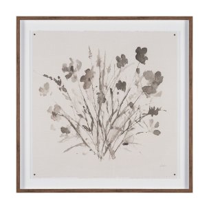 Floral Impressions III by Melody Ducharme a Framed Art Print Matted under Glass