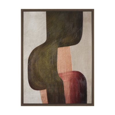 102677-FL - Alma - Metal Brushes I by Mercana Studio a Hand Embellished Textured Framed Canvas