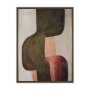 102677-FL - Alma - Metal Brushes I by Mercana Studio a Hand Embellished Textured Framed Canvas