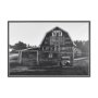 102679-FL - In God We Trust Barn by David Reams a Hand Embellished Textured Framed Canvas Photo Print