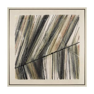 Seam II by Chad Warren a Hand Embellished Textured Framed Canvas