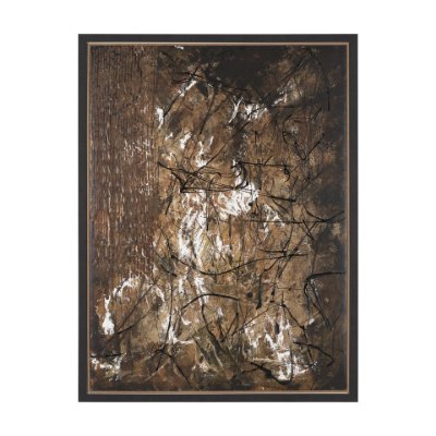 102692-FL - Chaos & Order III by Chad Warren a Hand Embellished Textured Framed Canvas