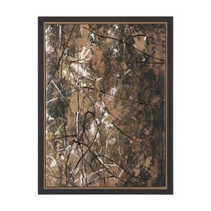 Chaos & Order IV by Chad Warren a Hand Embellished Textured Framed Canvas