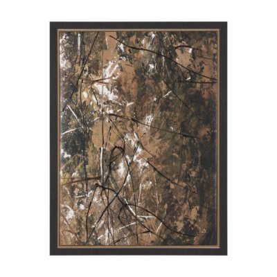 102693-FS - Chaos & Order IV by Chad Warren a Hand Embellished Textured Framed Canvas