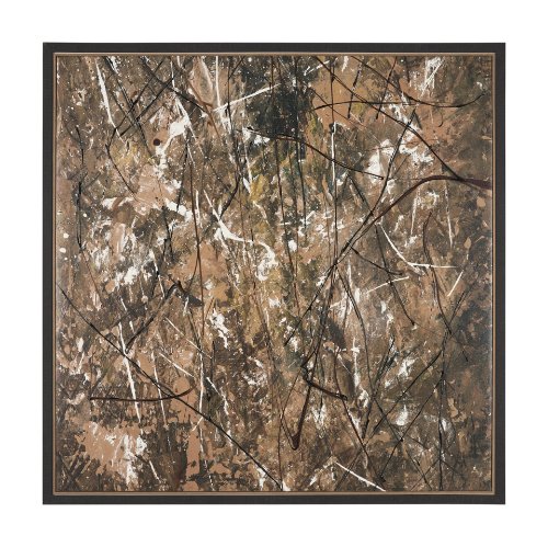 102694-FL - Chaos & Order V by Chad Warren a Hand Embellished Textured Framed Canvas
