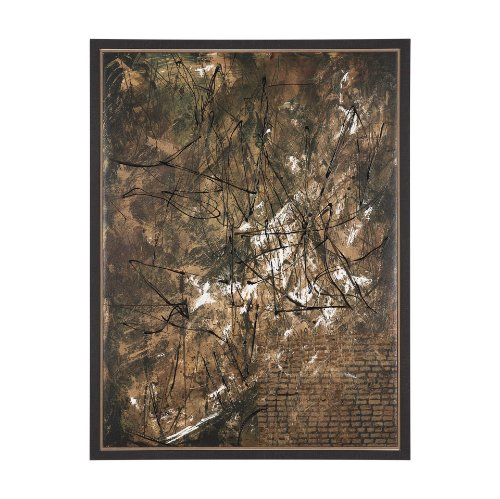 102691-FL - Chaos & Order II by Chad Warren a Hand Embellished Textured Framed Canvas