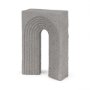 71075 - Kacia Resin Textured Concrete Gray Decorative Object