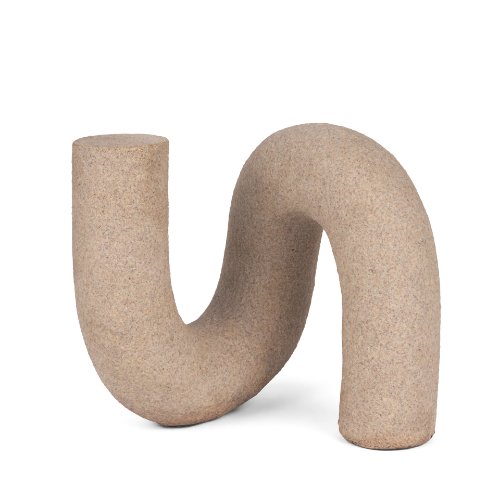 71081 - Kailas Resin Textured Sandstone Decorative Object