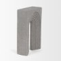 71075 - Kacia Resin Textured Concrete Gray Decorative Object
