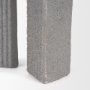 71075 - Kacia Resin Textured Concrete Gray Decorative Object