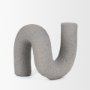 71078 - Kailas Resin Textured Concrete Gray Decorative Object