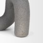 71078 - Kailas Resin Textured Concrete Gray Decorative Object
