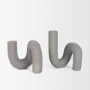 71079 -  Kailyn Resin Textured Concrete Gray Decorative Object