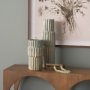 69471 - Cardon 14.4H Gray Ceramic Vase