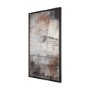101091-FL - Blk Wht Bronze I by Jennifer Goldberger a Hand Embellished Textured Framed Canvas