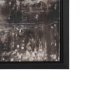 101091-FL - Blk Wht Bronze I by Jennifer Goldberger a Hand Embellished Textured Framed Canvas