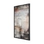 101092-FL - Blk Wht Bronze II by Jennifer Goldberger a Hand Embellished Textured Framed Canvas