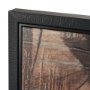101092-FL - Blk Wht Bronze II by Jennifer Goldberger a Hand Embellished Textured Framed Canvas