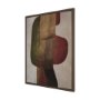 102678-FL - Alma - Metal Brushes II by Mercana Studio a Hand Embellished Textured Framed Canvas