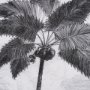 102681-FS - Vintage Palm Tree Drawing I by Les Palmiers Histoire Embellished Textured Framed Canvas