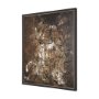 102692-FL - Chaos & Order III by Chad Warren a Hand Embellished Textured Framed Canvas