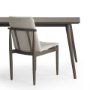 69835 - Cavett Cream Boucle Upholstered Seat W/Dark Brown Wood Frame Dining Chair