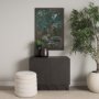 102673-FL - Graphite Sensation II by Mercana Studio a Hand Embellished Textured Framed Canvas