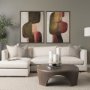 102677-FL - Alma - Metal Brushes I by Mercana Studio a Hand Embellished Textured Framed Canvas
