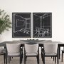 15678 - Interior Sketch VI by Mercana Studio a Hand Embellished Framed Art Print