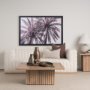 15700 - Pink Palms Horizontal by Deborah Revell a Framed Photo Art Print Matted under Glass