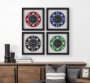 15723 - Casino 25 Dollar Vegas Poker Chip By Zap Studio Framed Art Photograph Print under Glass