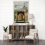 15747 - Pennsylvania Go USA (XL) by Mercana Studio a Hand Embellished Decograph Framed Art Print under Glass