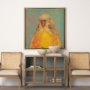 14647 - Pop Birds - Flit by Mercana Studio a Hand Embellished Textured Framed Art Print Matted under Glass