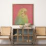 14648 - Pop Birds - Sore  by Mercana Studio a Hand Embellished Textured Framed Art Print Matted under Glass