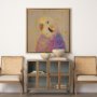 14649 - Pop Birds - Flight  by Mercana Studio Hand Embellished Textured Framed Art Print Matted under Glass