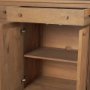 71117 - Baron Light Brown Solid Wood w/ Antiqued Brass Knobs 3-Drawer 6-Door Sideboard