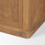 71117 - Baron Light Brown Solid Wood w/ Antiqued Brass Knobs 3-Drawer 6-Door Sideboard