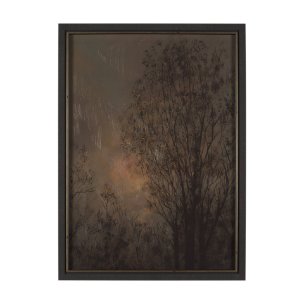 Nights Sky III by Mercana Studio a Hand Embellished Decograph Framed Art Print