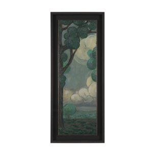Majestic Garden III by Mercana Studio a Hand Embellished Framed Art Print under Glass